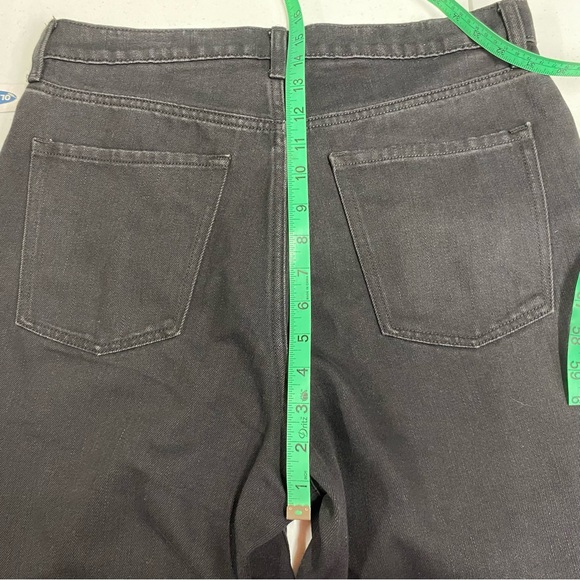 Old Navy womens 12 extra high rise Haley boyfriend button fly black jeans pants - Picture 9 of 11
